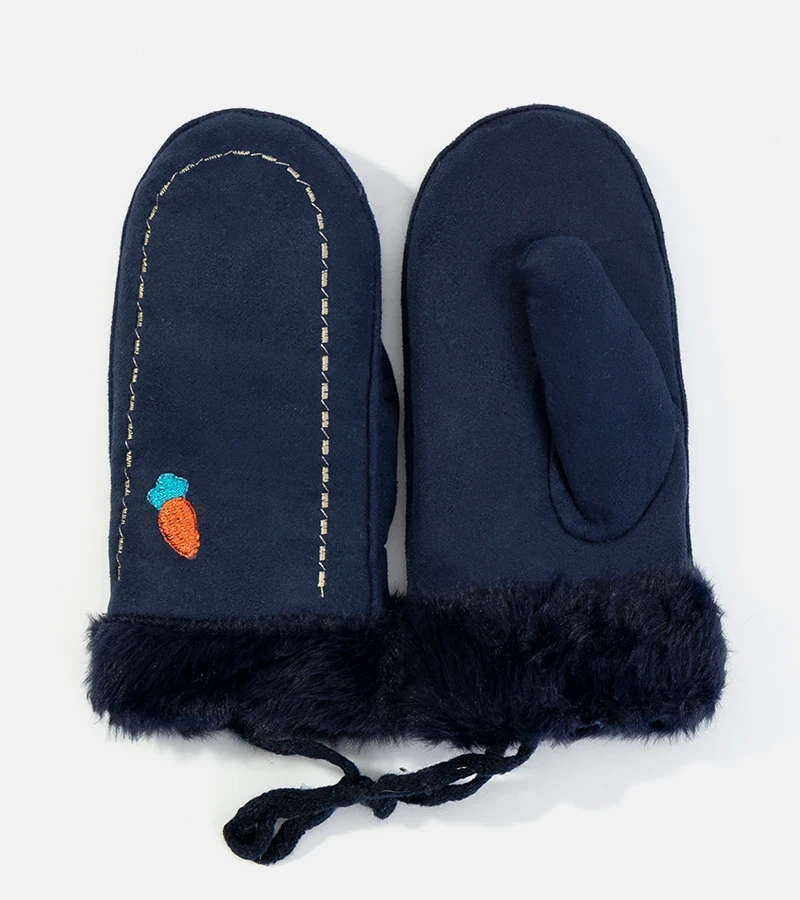 Námořnícky modré detské rukavice Carrot