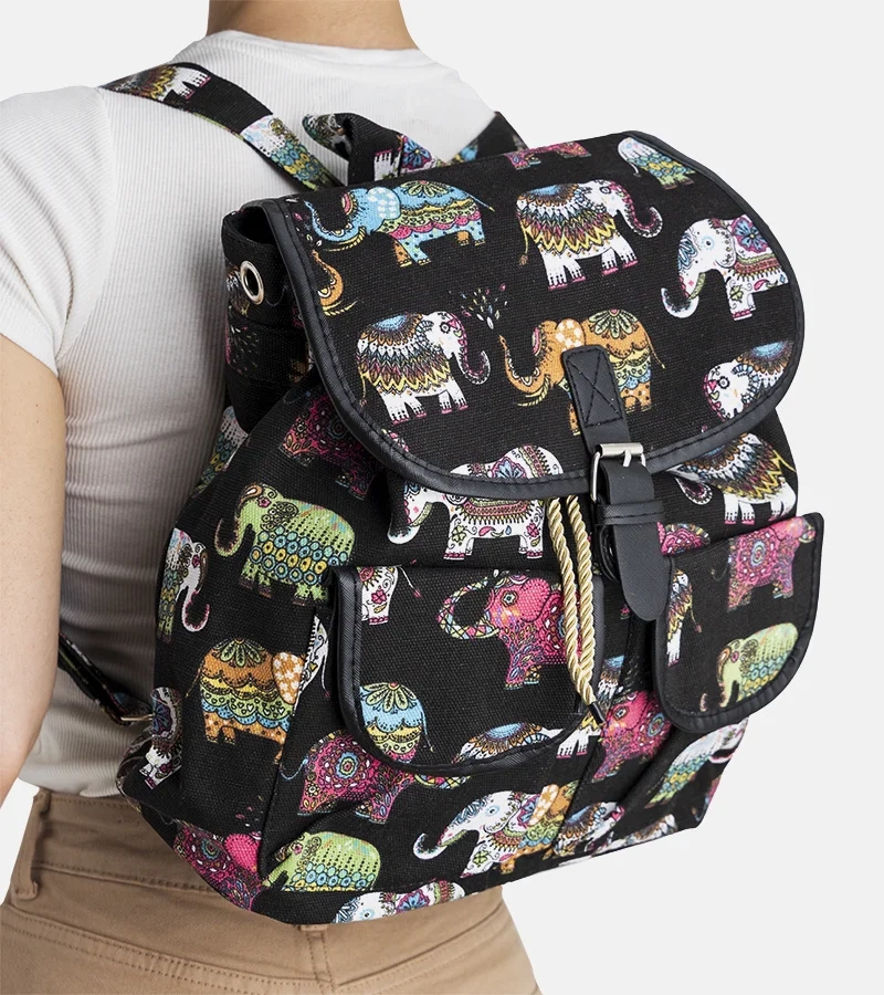 Čierny dámsky batoh Viziro