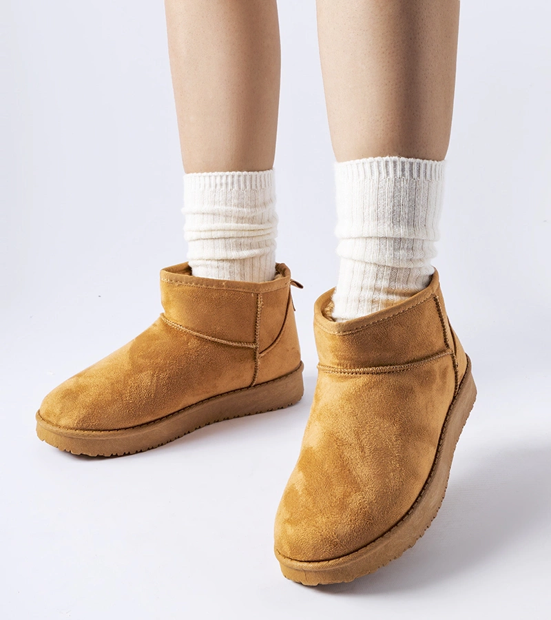 Karamelové zateplené krátke snehule Guglielma