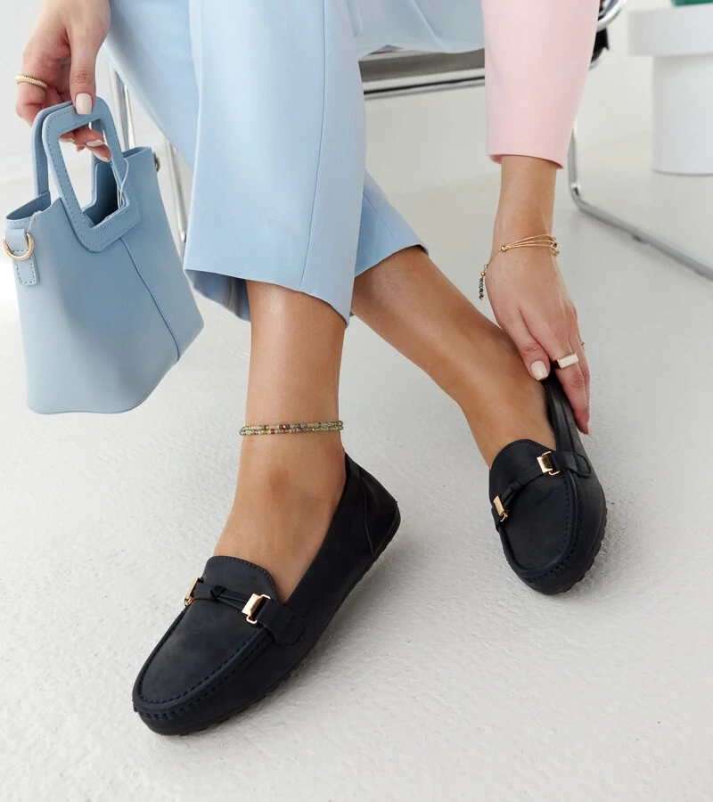 Granátové mokasíny s matným povrchom Scafati