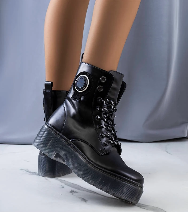 Black botki dámske Laureano