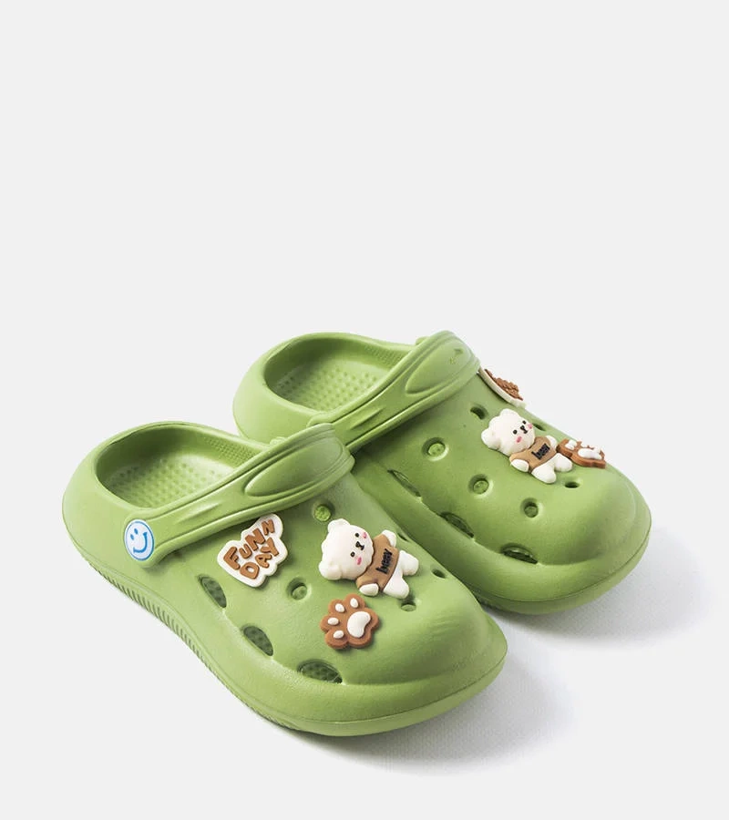 Zelené žabky so zakrytým nosom Vette