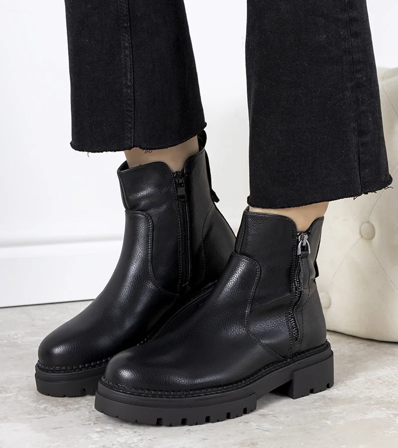 Black botki women's Victorine