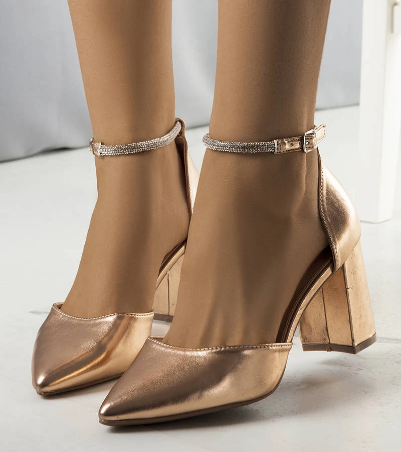 Zirkónové lodičky Leighton v šampaňskom