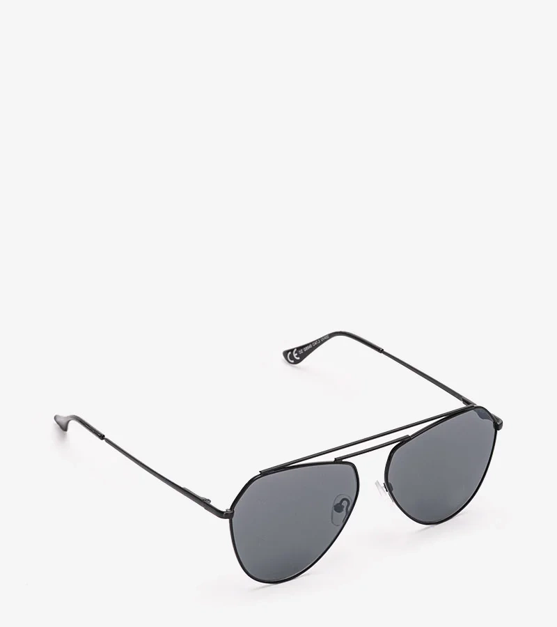 Čierne pilotné slnečné okuliare Sirois