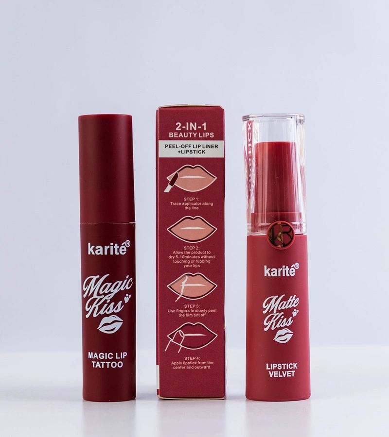 Súprava na pery Magic Lip Tattoo 2-v-1 Karite 06#