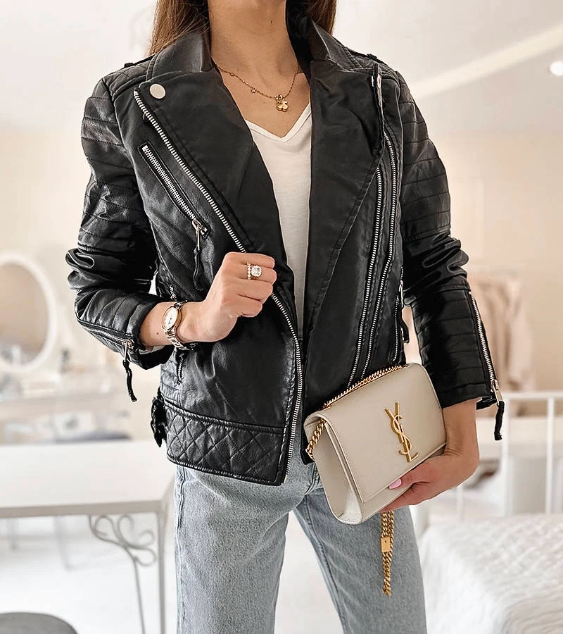 Čierna bunda ramoneson Davignon