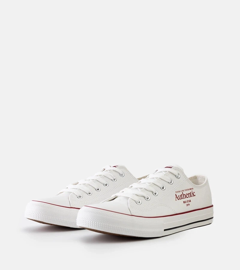 Biela tenisky Big Star NN174057 101