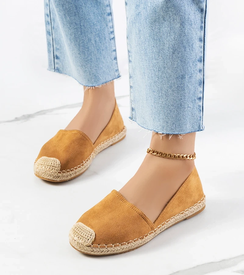 Hnedé dámske espadrilky Balmy