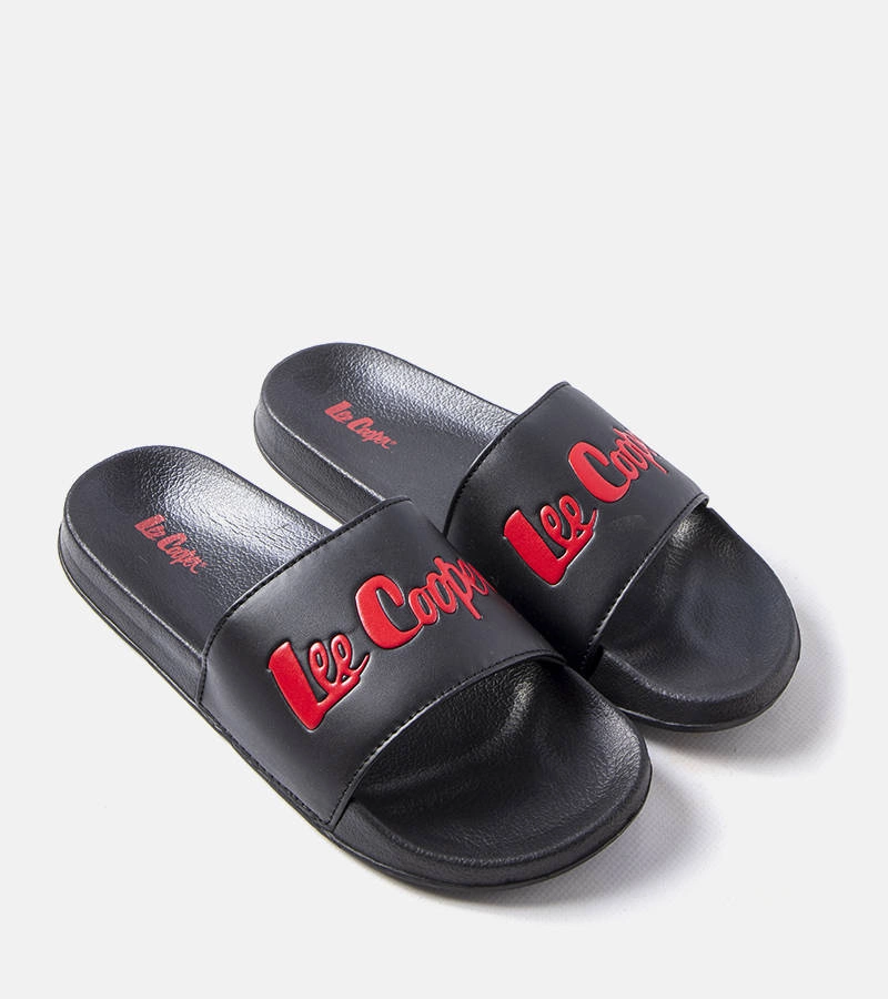 Čierne gumené žabky Lee Cooper LCW-23-42-1730M