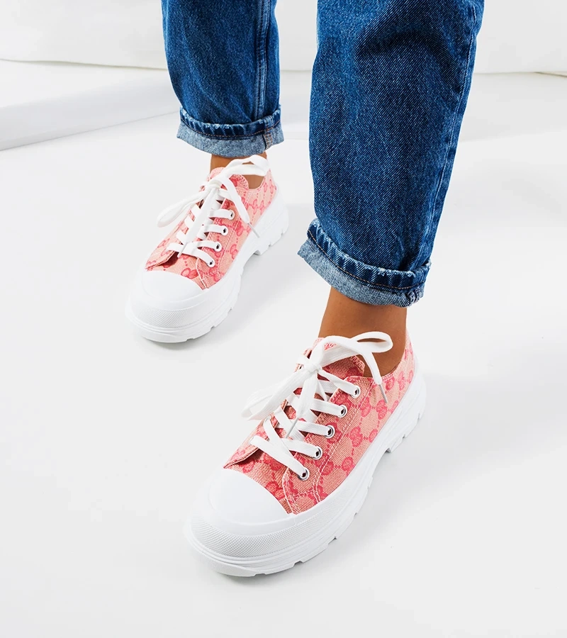 Ružovo-béžové tenisky Waters