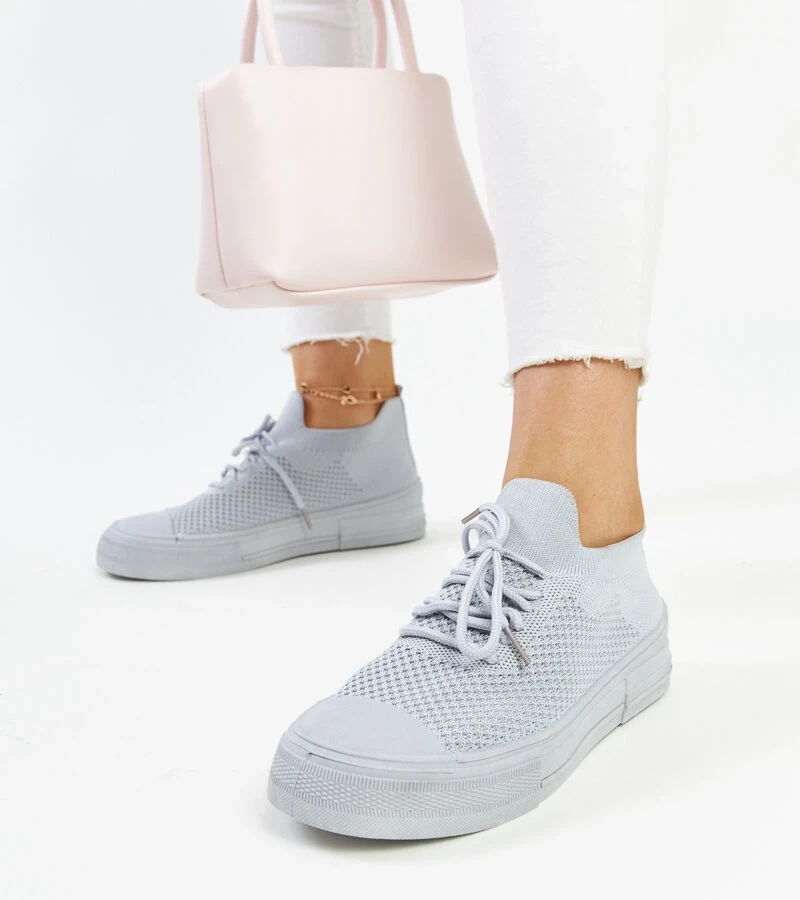 Sivé ľahké športové tenisky Senaida