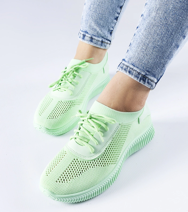 Zelené vzorované tenisky Pierantonio