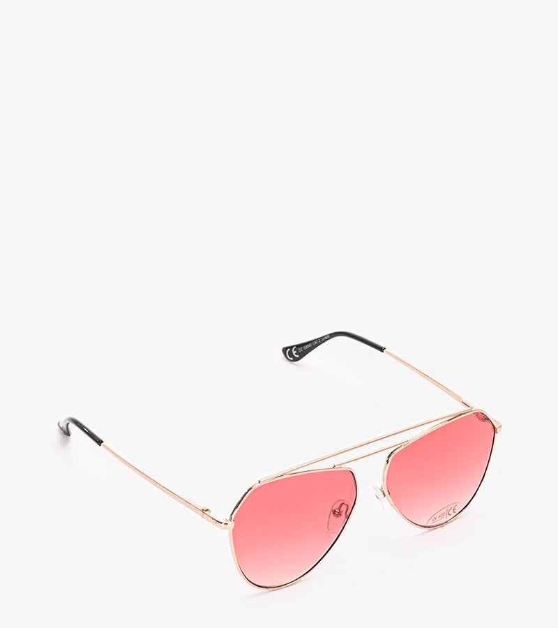 Ružové pilotné slnečné okuliare Sirois