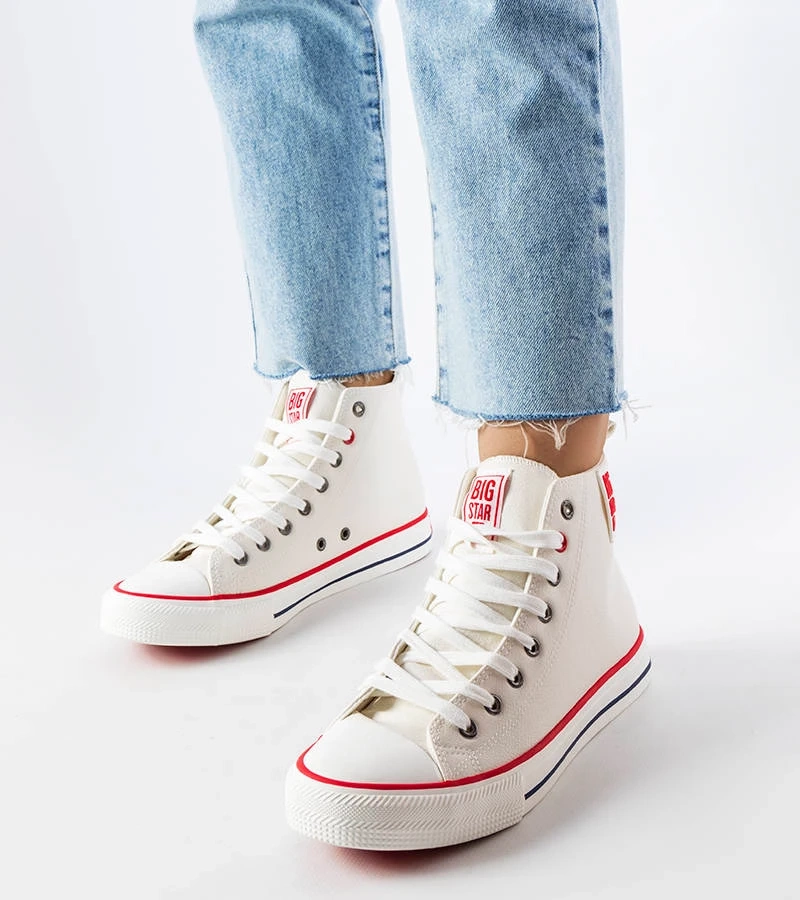 Biele členkové tenisky Big Star JJ274132