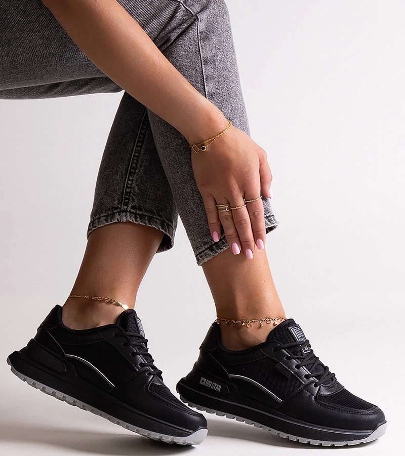 Čierne tenisky Big Star NN274A090