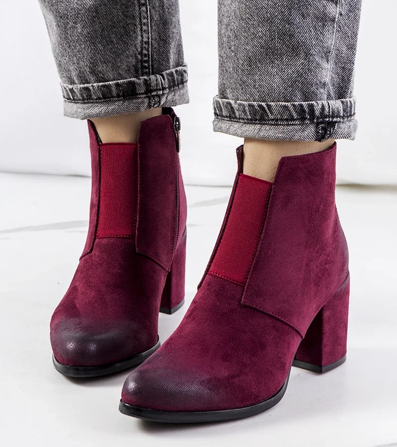 Maroon botki Norwich