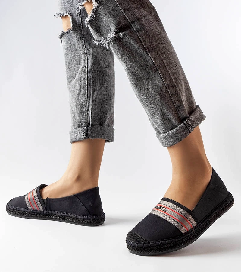 Čierne espadrilky Big Star LL274894