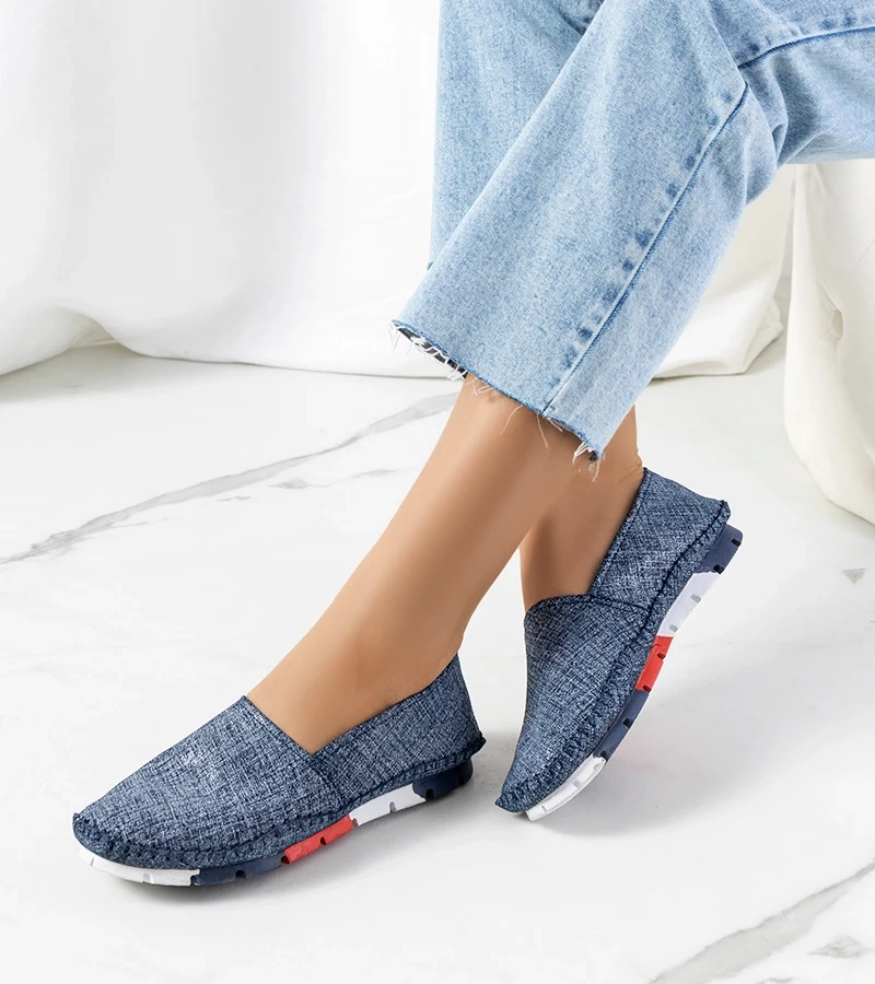 Námořnícky modré mokasíny Lulu