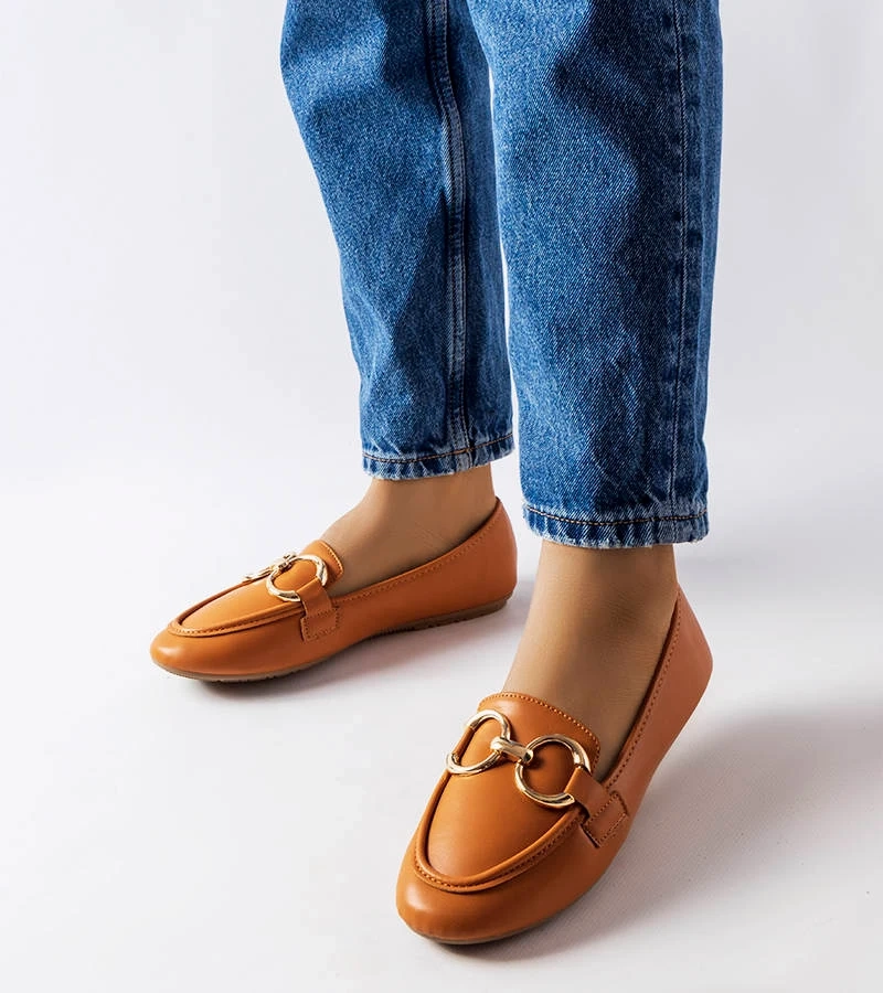 Hnedé dámske mokasíny Couturier