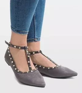 Sivé baleríny 127-13