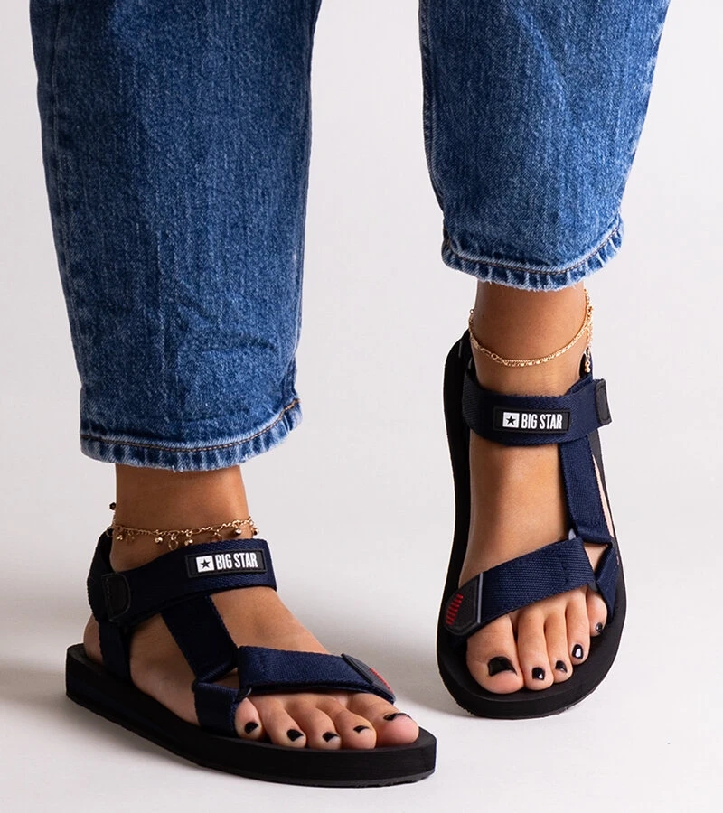 Športové sandále v námorníckej modrej farbe Big Star DD174718