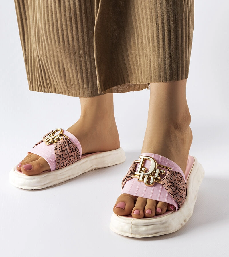 Ružové gumové žabky 986 PINK