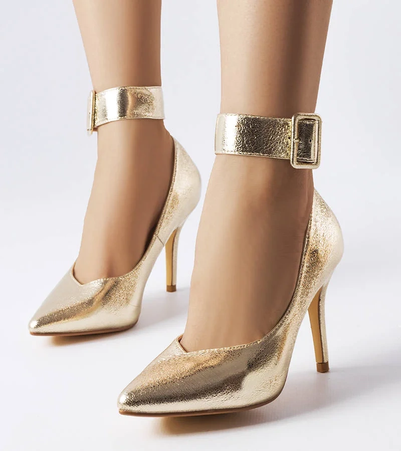 Zlaté metalické ihlice Janin