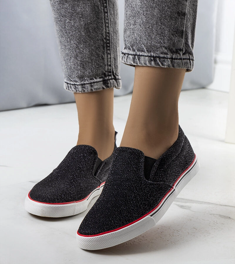 Čierne dámske tenisky Ryza