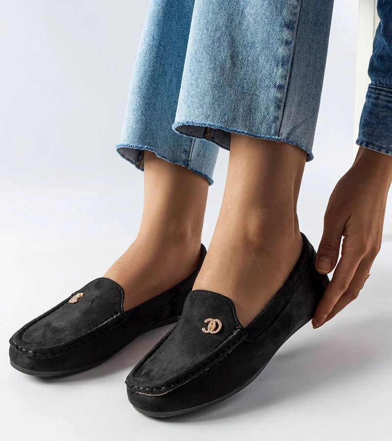 Čierne dámske mokasíny Clardoux