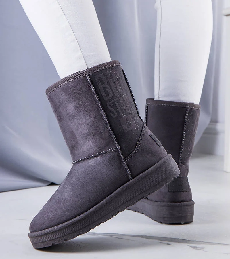 Sivé snehové topánky Big Star EE274417