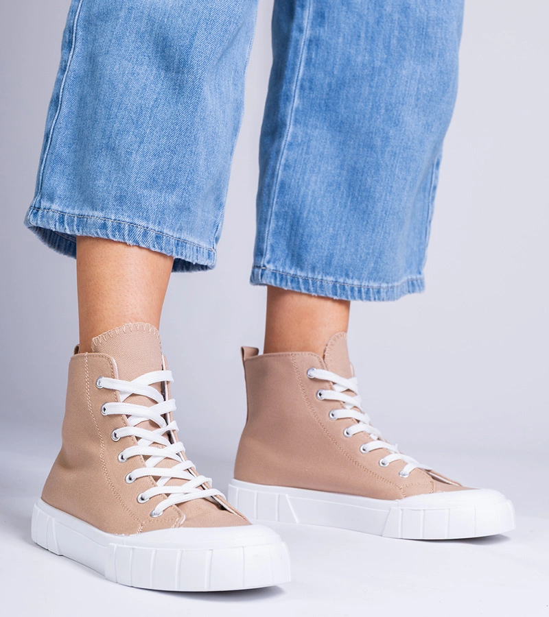 Hnedé kotníkové tenisky Citta