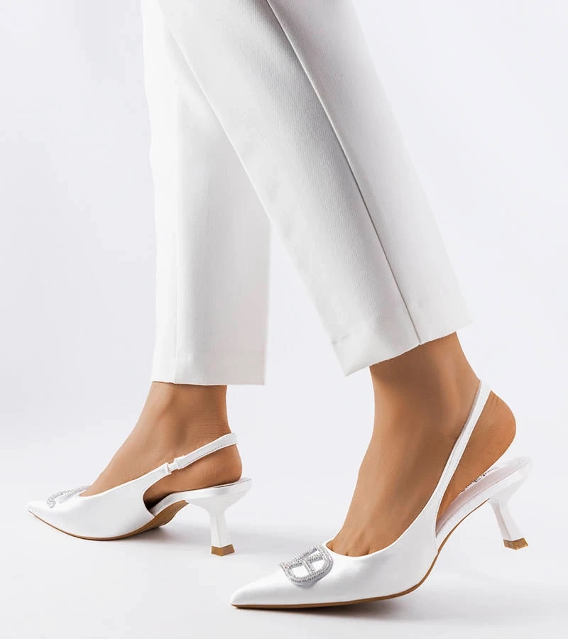 Biele ihlice so zirkónmi Lafontaine