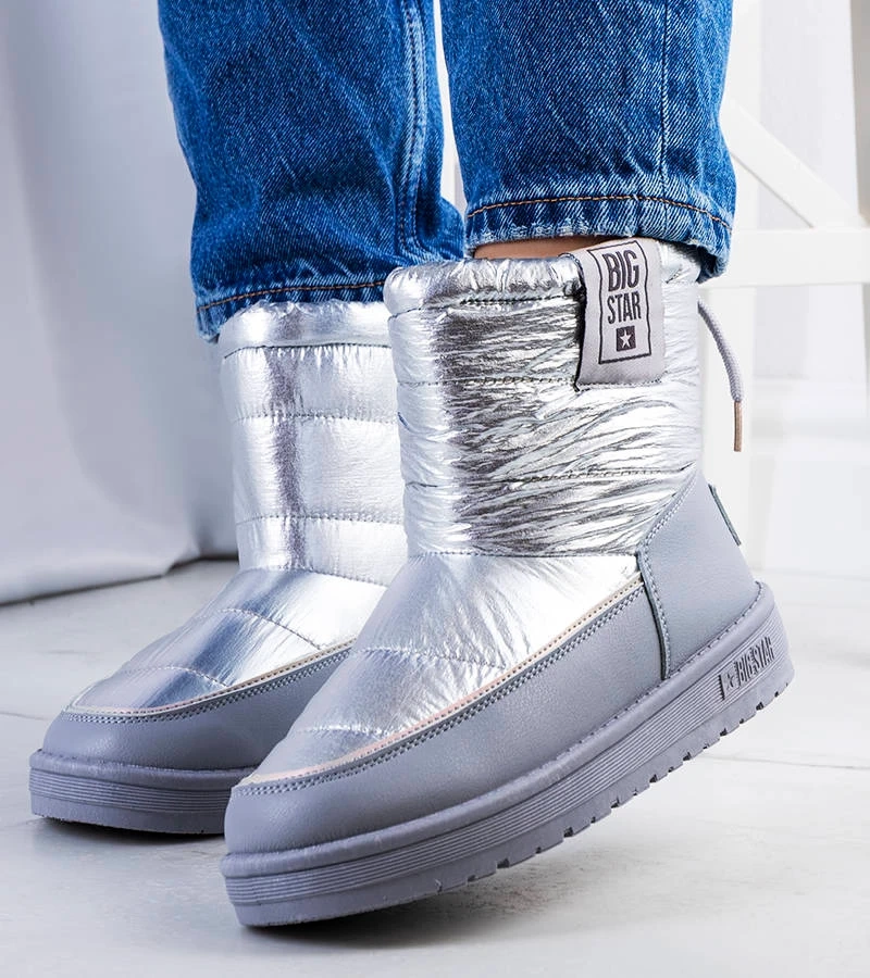 Strieborné snehové topánky II274118