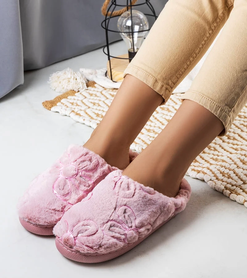 Ružové mäkké papuče Maren