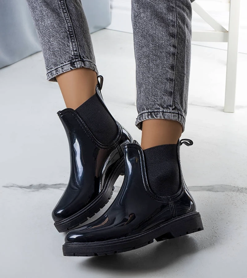 Čierne poltopánky Kemi