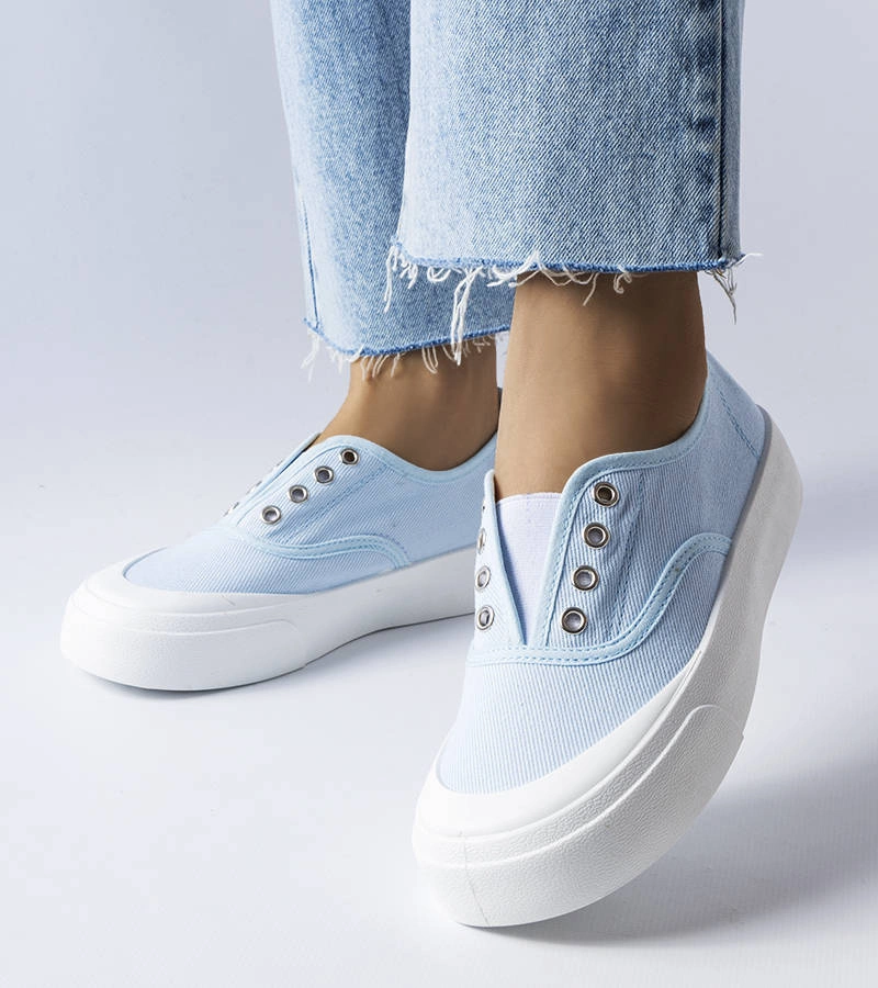 Modré tenisky Rabican slip-on