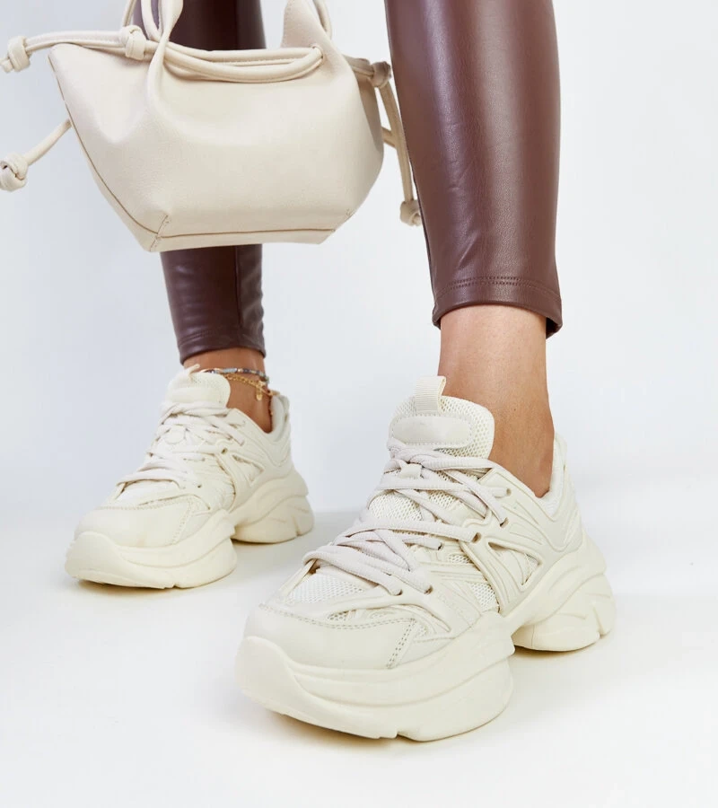 Svetlohnedé športové tenisky Feaven