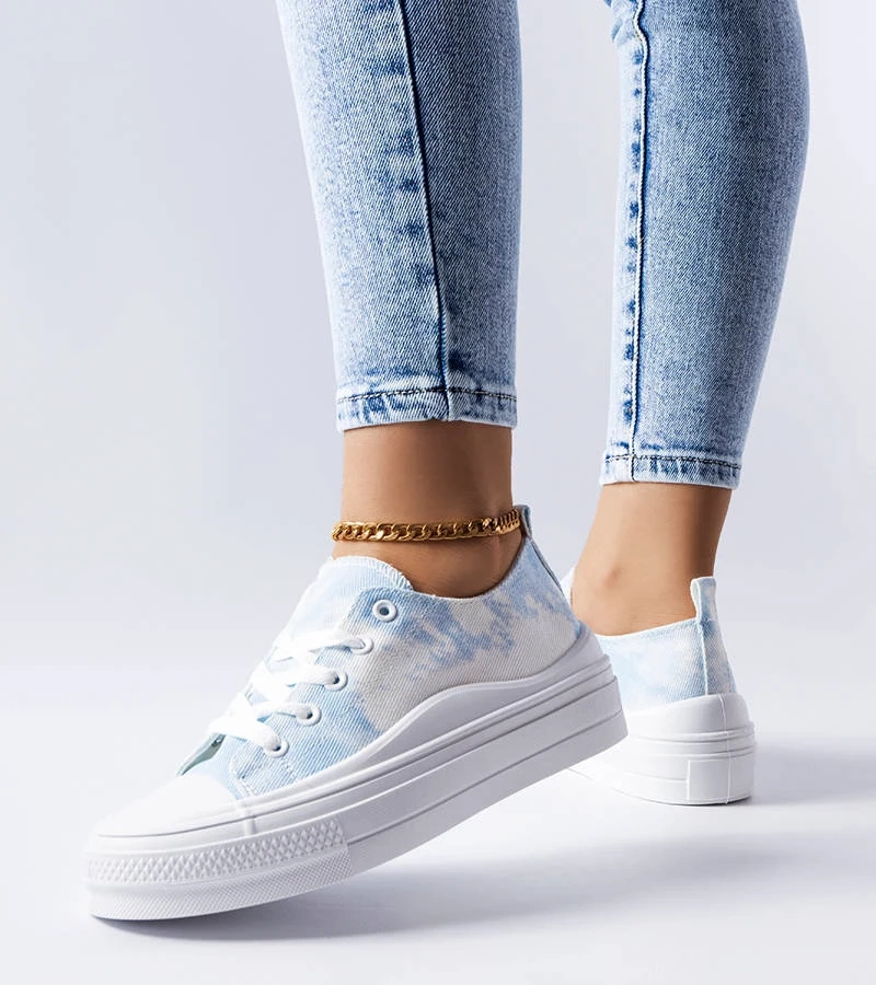 Modro-biele tenisky Blais