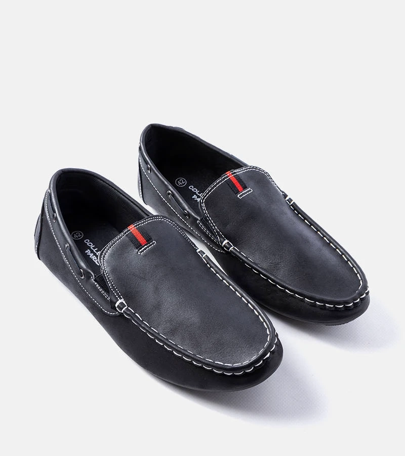 Pánske čierne mokasíny Michaud