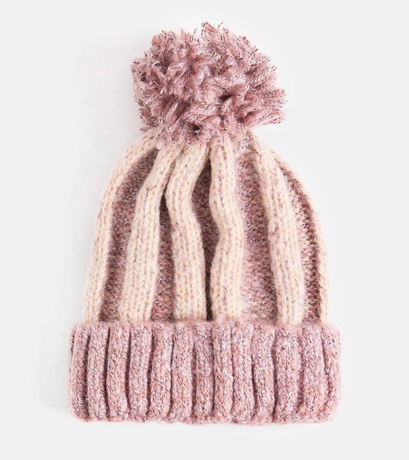 Cormil ružová čiapka s bambulou