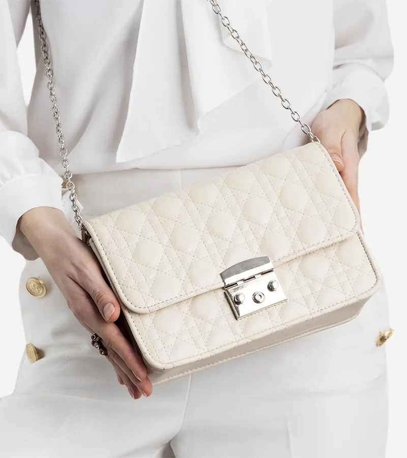 Béžová dámska poštová taška Rumisa