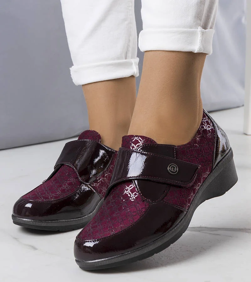 Poltopánky Drancy v bordovej farbe