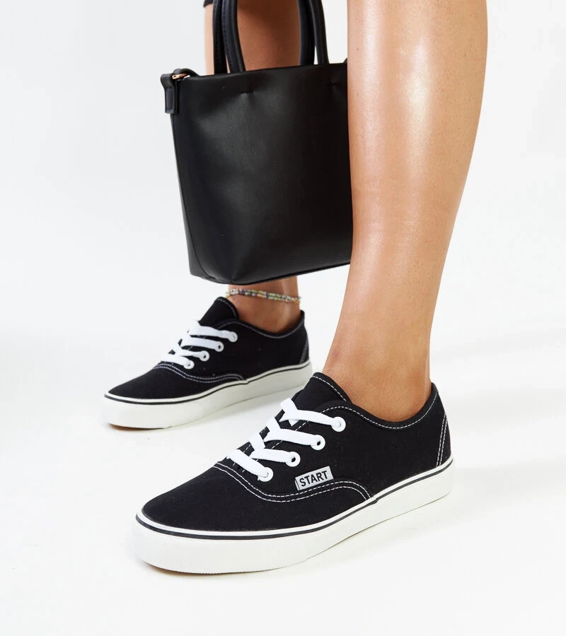 Čierne klasické tenisky Erla