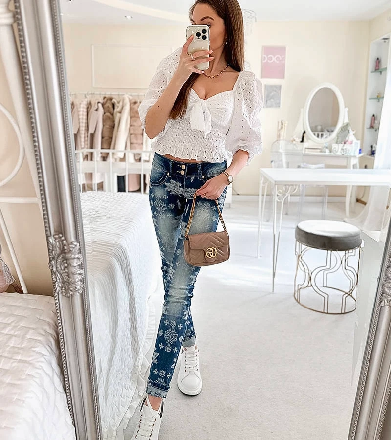 Džínsové nohavice pre ženy Dona