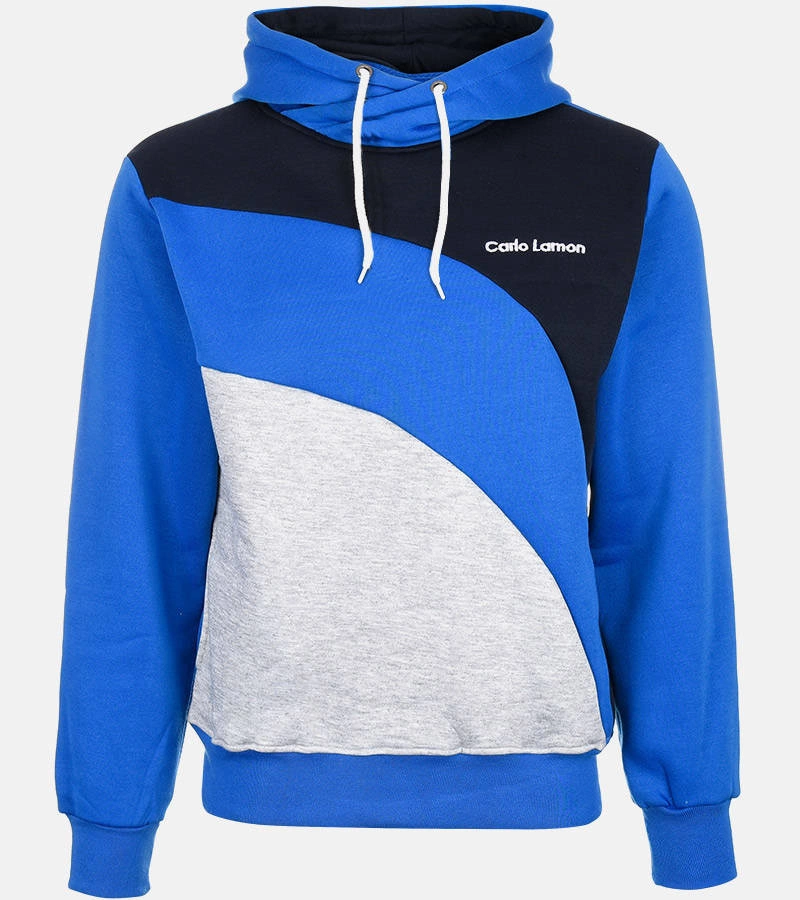 Pánska tmavosivá mikina Guerin s kapucňou