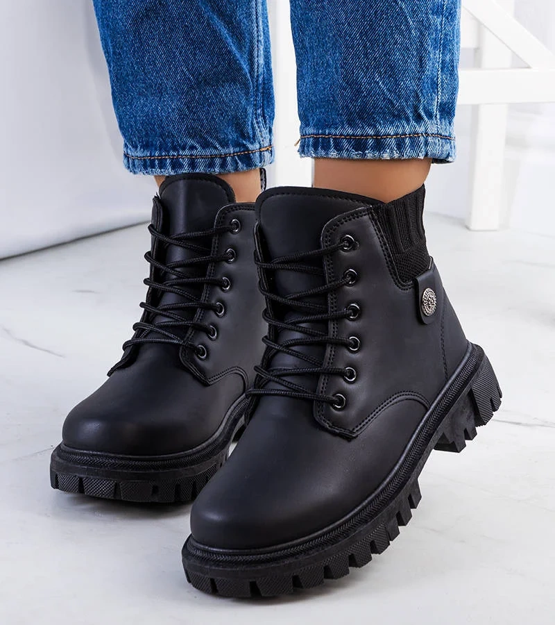 Dámske čierne trapery Odell