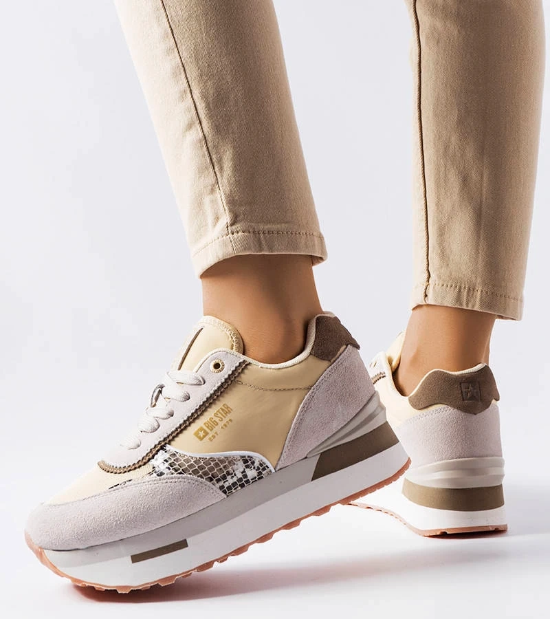 Béžové tenisky Big Star LL274364