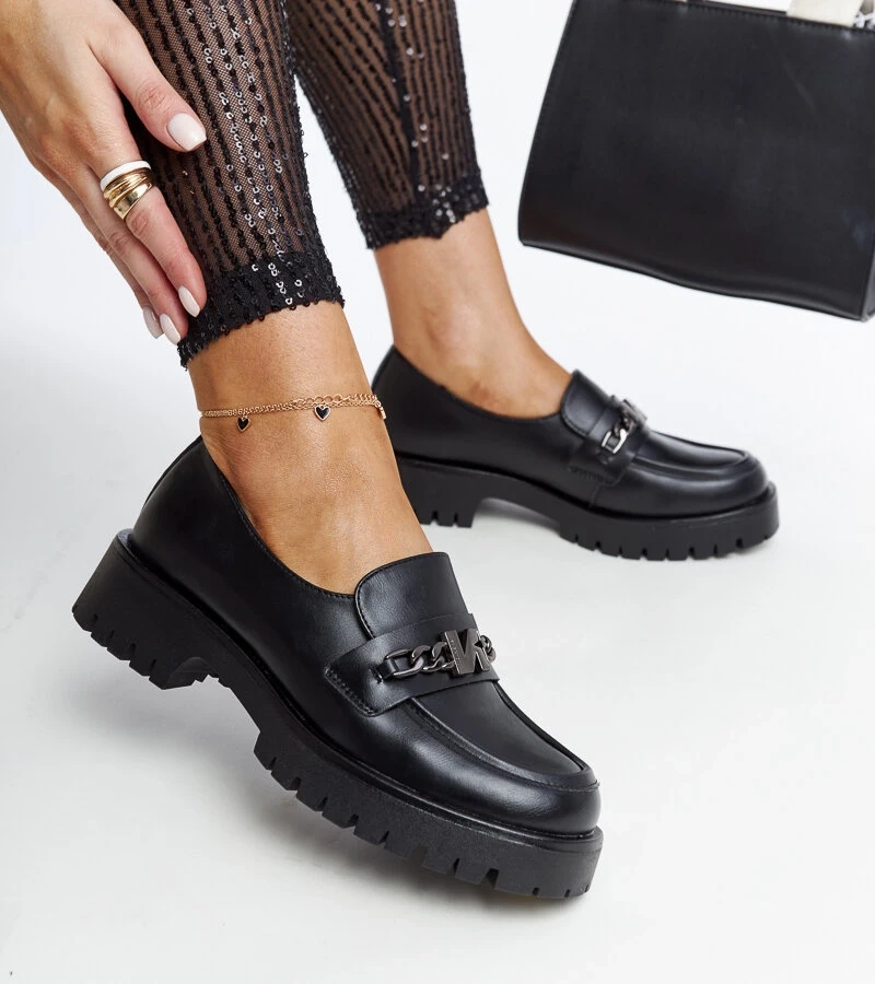 Čierne semišové mokasíny Vinceza