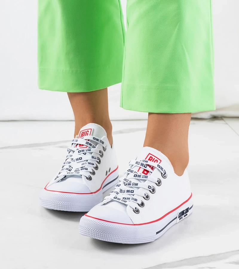 Biele klasické tenisky Big Star KK274101